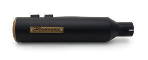 Rinehart Racing 4.5" Hp45 Slip On Muffler Black W/Bronze End Cap & Badge Slip-Ons Exhaust Rinehart Racing