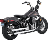 Mufflers 3" Twin Slash Chrome Dlx Crsbns Slm Vance & Hines Default Title