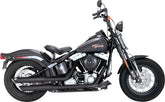 Vance & Hines Slip-On Twin Slash 3", Black - 91-09 Softail (Deluxe/Slim/Crossbone) Exhaust Slip-Ons And Mufflers Vance & Hines