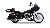 Rinehart Racing 4.5" Hp45 Xl Slip On Muffler Chrome W/Black End Cap & Badge Slip-Ons Exhaust Rinehart Racing