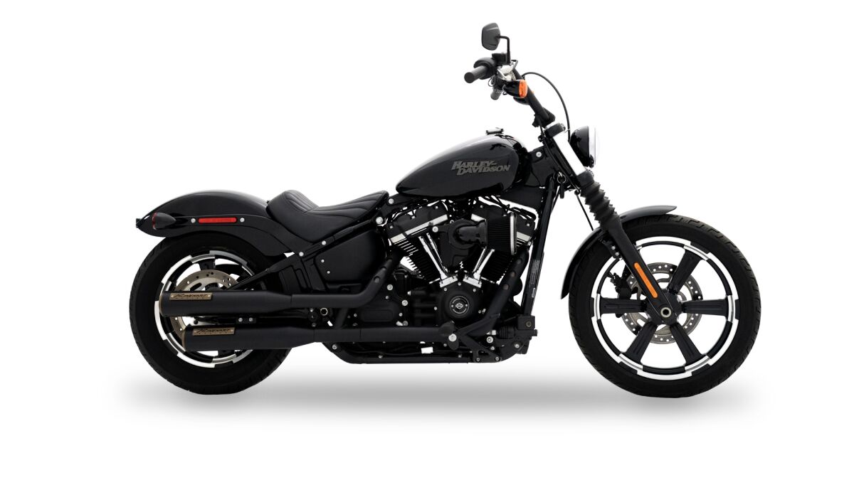 Rinehart Racing 3.5" Hp35 Slip On Muffler Black W/Bronze End Cap & Badge Slip-Ons Exhaust Rinehart Racing