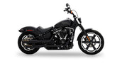 Rinehart Racing 3.5" Hp35 Slip On Muffler Black W/Bronze End Cap & Badge Slip-Ons Exhaust Rinehart Racing