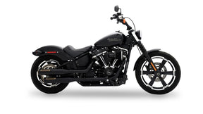 Rinehart Racing 3.5" Hp35 Slip On Muffler Black W/Bronze End Cap & Badge Slip-Ons Exhaust Rinehart Racing