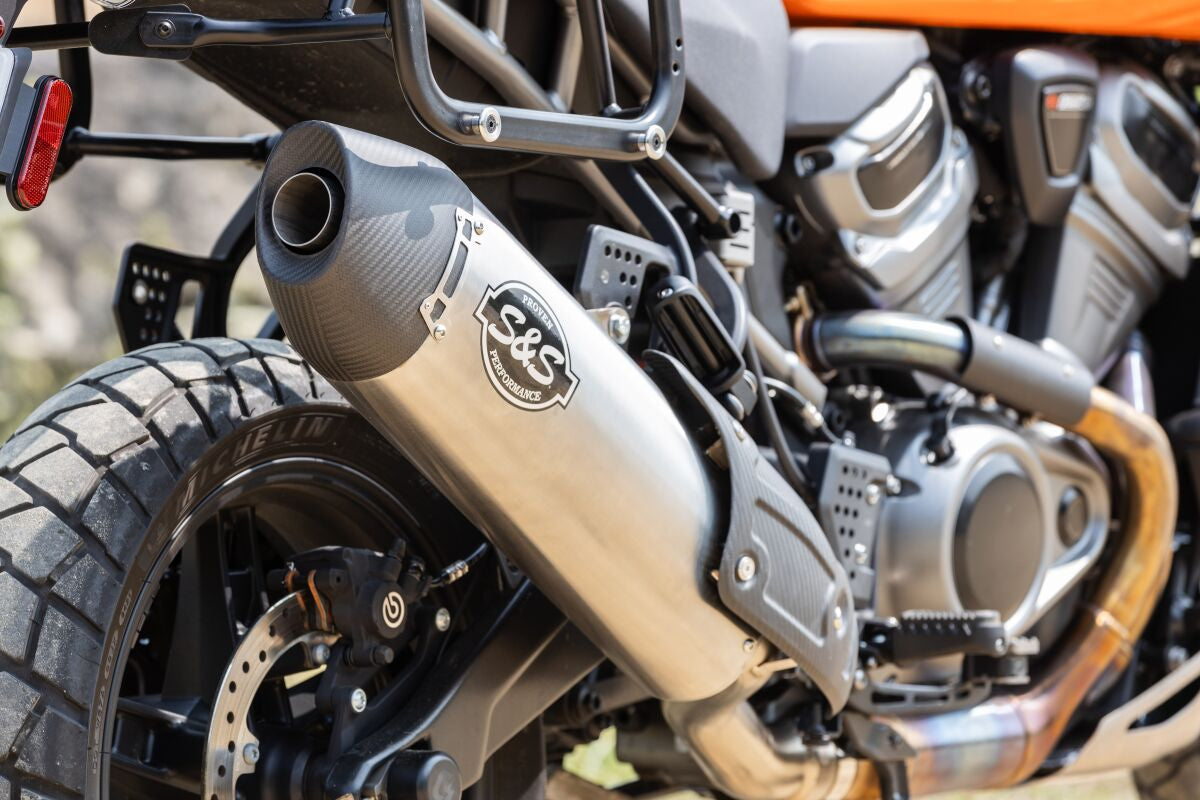 S&S Cycle Exhaust System - 21+ Pan America Slip-Ons Exhaust S&S Cycle