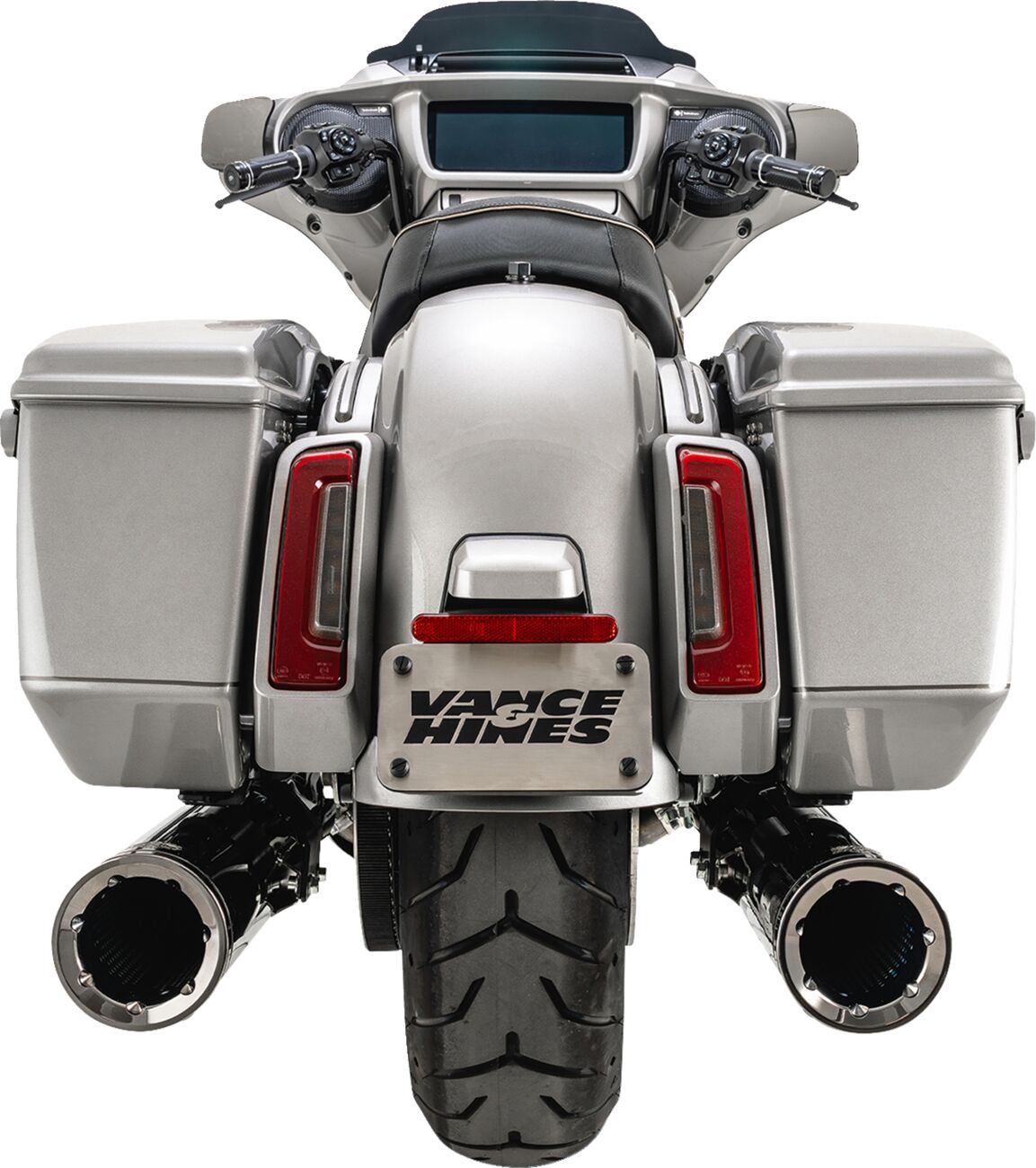 Mufflers Hi Output Dark Chrome 4.5" Vance & Hines