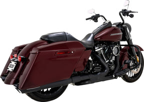 Mufflers Twin Slash Round Black Touring Vance & Hines