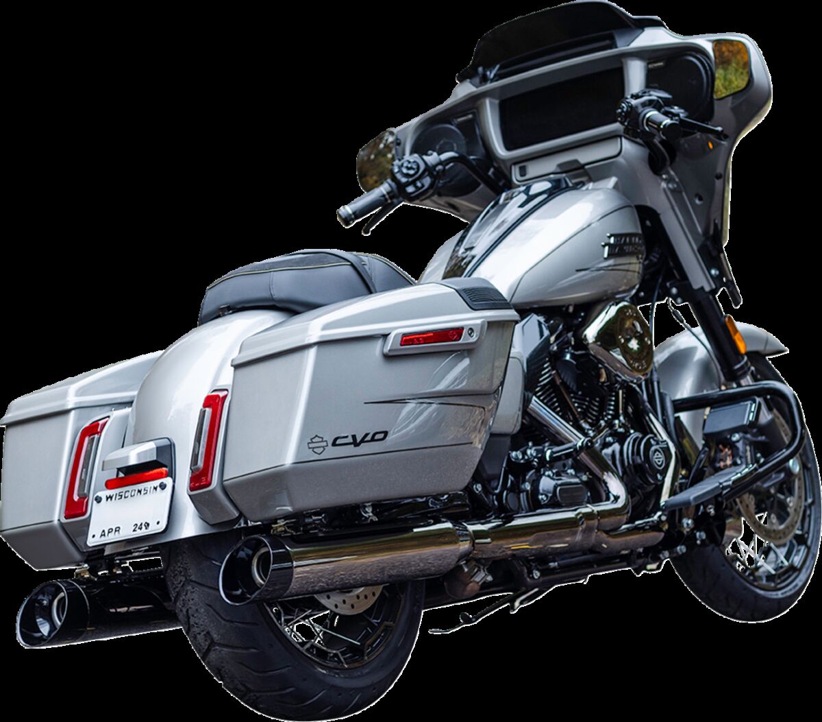 S&S Cycle Muffler S/O Mk45 Lava Chr Blk E/C 50 State M8 Tour 17 24 Slip-Ons Exhaust S&S Cycle