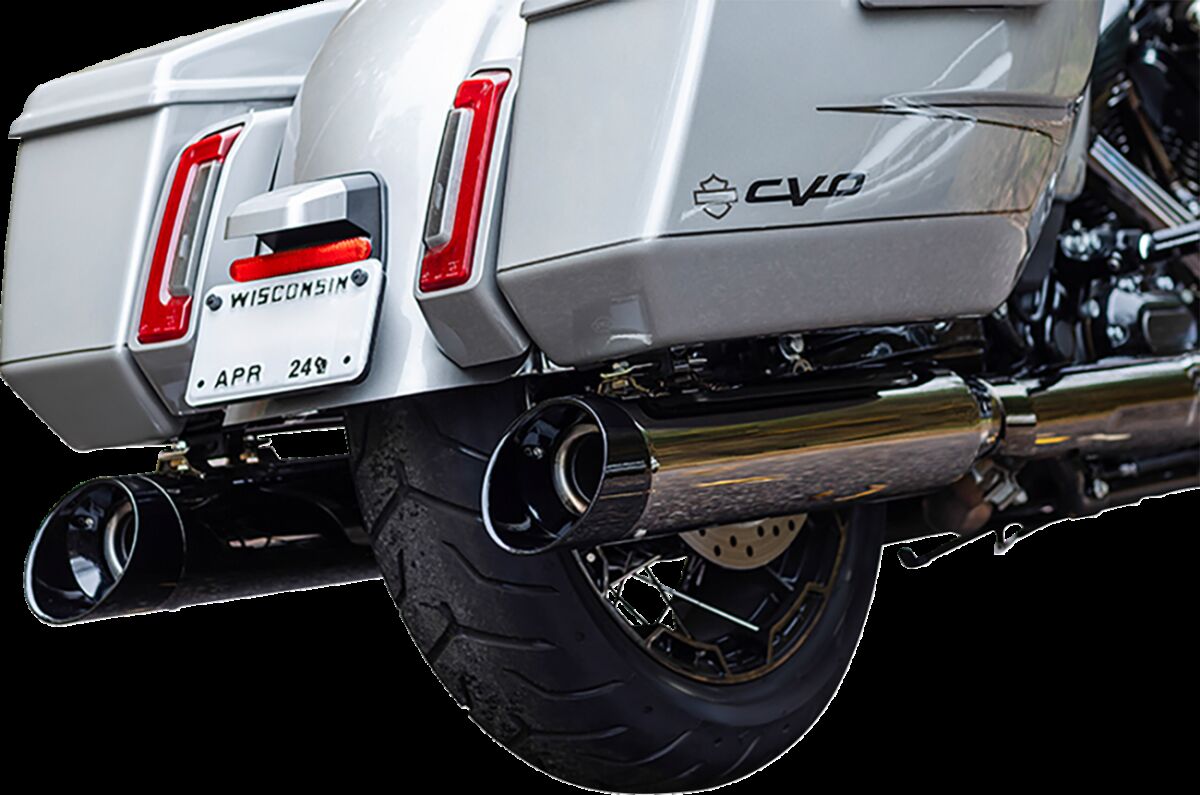 S&S Cycle Muffler S/O Mk45 Lava Chr Blk E/C 50 State M8 Tour 17 24 Slip-Ons Exhaust S&S Cycle