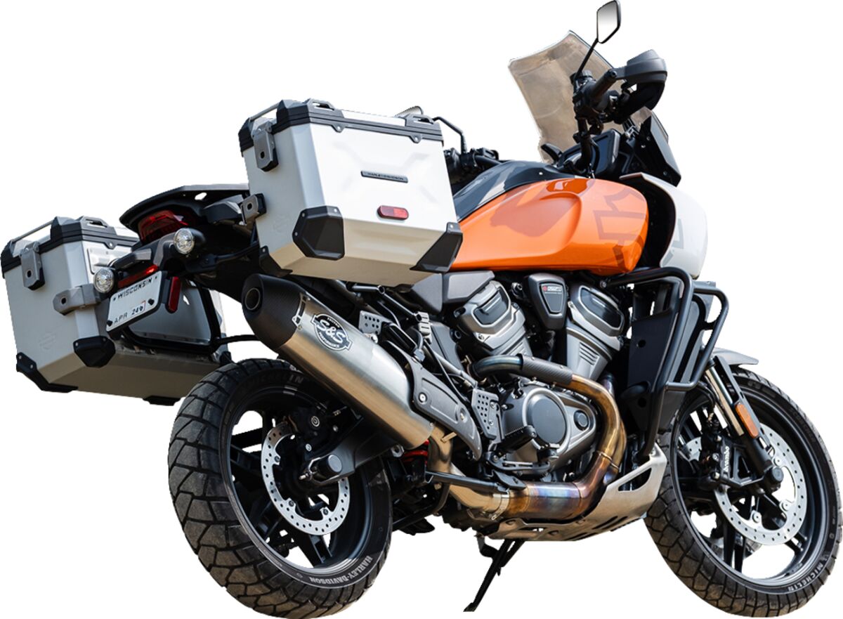 S&S Cycle Muffler Adventure Panam 20 MUFFLERS FOR HARLEY S&S Cycle