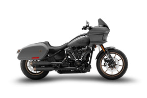 Zard Overlapped Slip On Muffler Hd Softail M8 Black/Bronze E4/E5 Slip-Ons Exhaust Zard