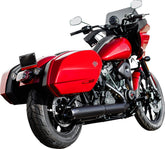 S&S Cycle Grand National 4.0" Ec Slip On Mufflers Black/Black Slip-Ons Exhaust S&S Cycle