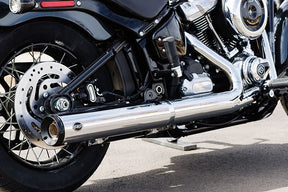S&S Cycle Grand National 4.0" Ec Slip On Mufflers Chrome Slip-Ons Exhaust S&S Cycle