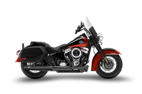 Zard Softail 4 5 Muffler E5+ Black 2 MUFFLERS FOR HARLEY Zard