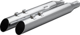 Khrome Werks Muffler 4.0 M8 Slash Up Chrome MUFFLERS FOR HARLEY Khrome Werks