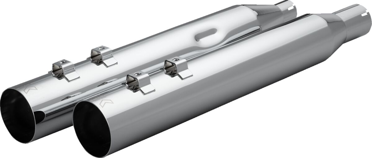 Khrome Werks Muffler 4.0 M8 Straight Cut Ri MUFFLERS FOR HARLEY Khrome Werks