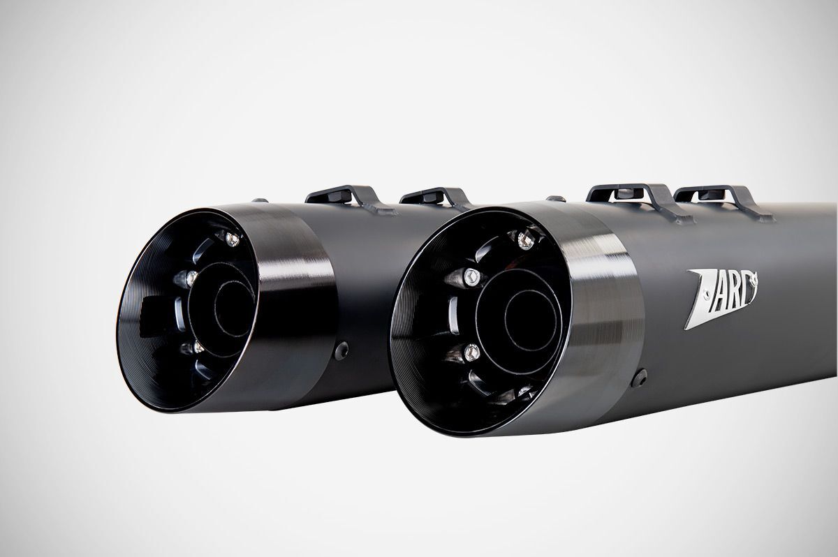 Zard Touring Slip Ons Slash Cut E3 MUFFLERS FOR HARLEY Zard