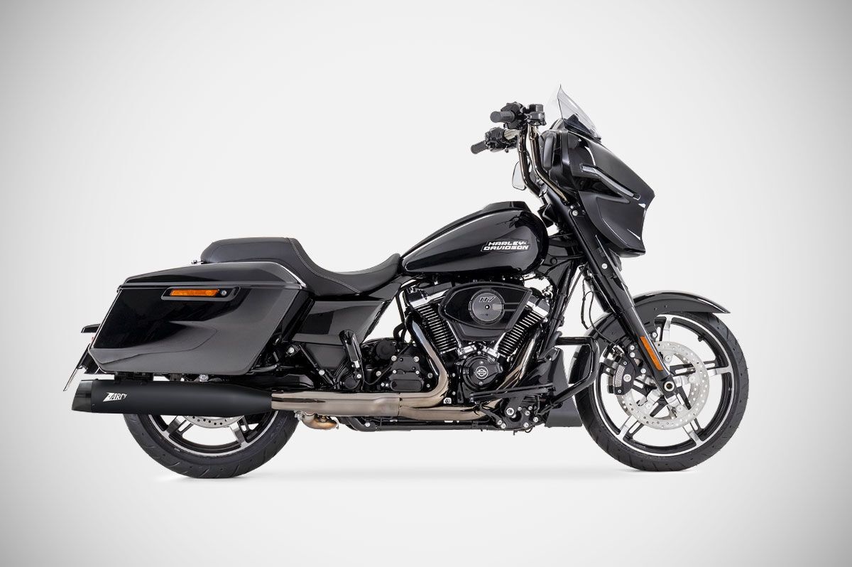Zard Touring Slip Ons Slash Cut E3 MUFFLERS FOR HARLEY Zard