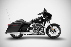 Zard Touring Slip Ons Slash Cut E3 MUFFLERS FOR HARLEY Zard
