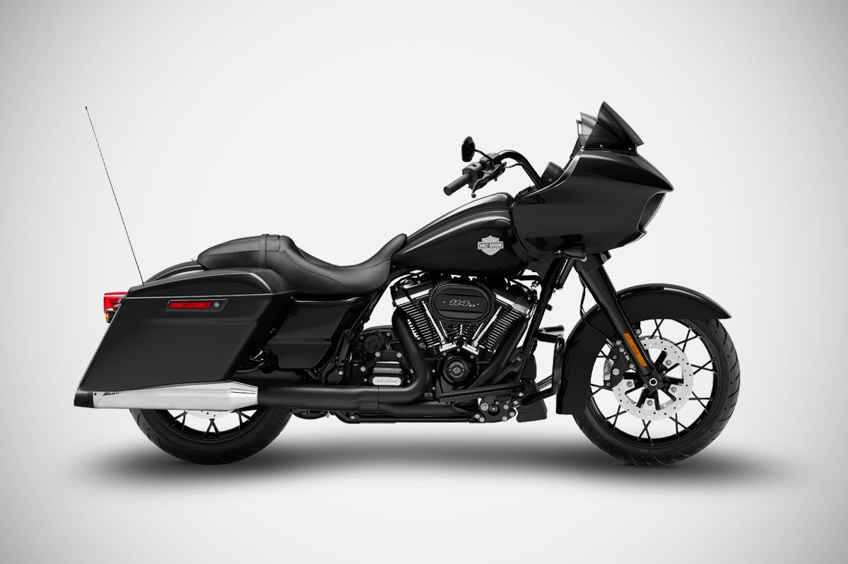 Zard Touring Slip Ons Slash Cut E3 MUFFLERS FOR HARLEY Zard