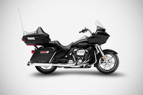 Zard Touring Slip Ons Slash Cut E3 MUFFLERS FOR HARLEY Zard