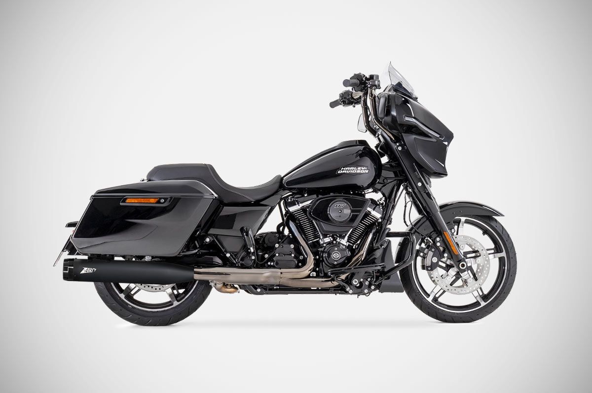 Zard Touring Slip Ons E3 Black 06 1 MUFFLERS FOR HARLEY Zard