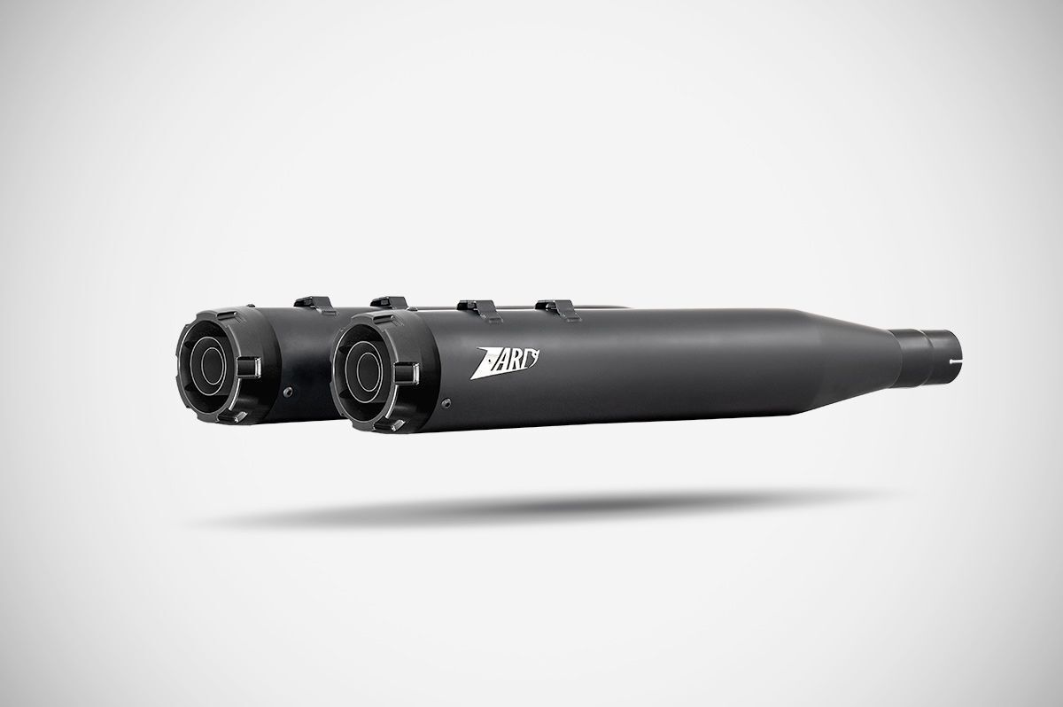 Zard Touring Slip Ons E3 Black 06 1 MUFFLERS FOR HARLEY Zard