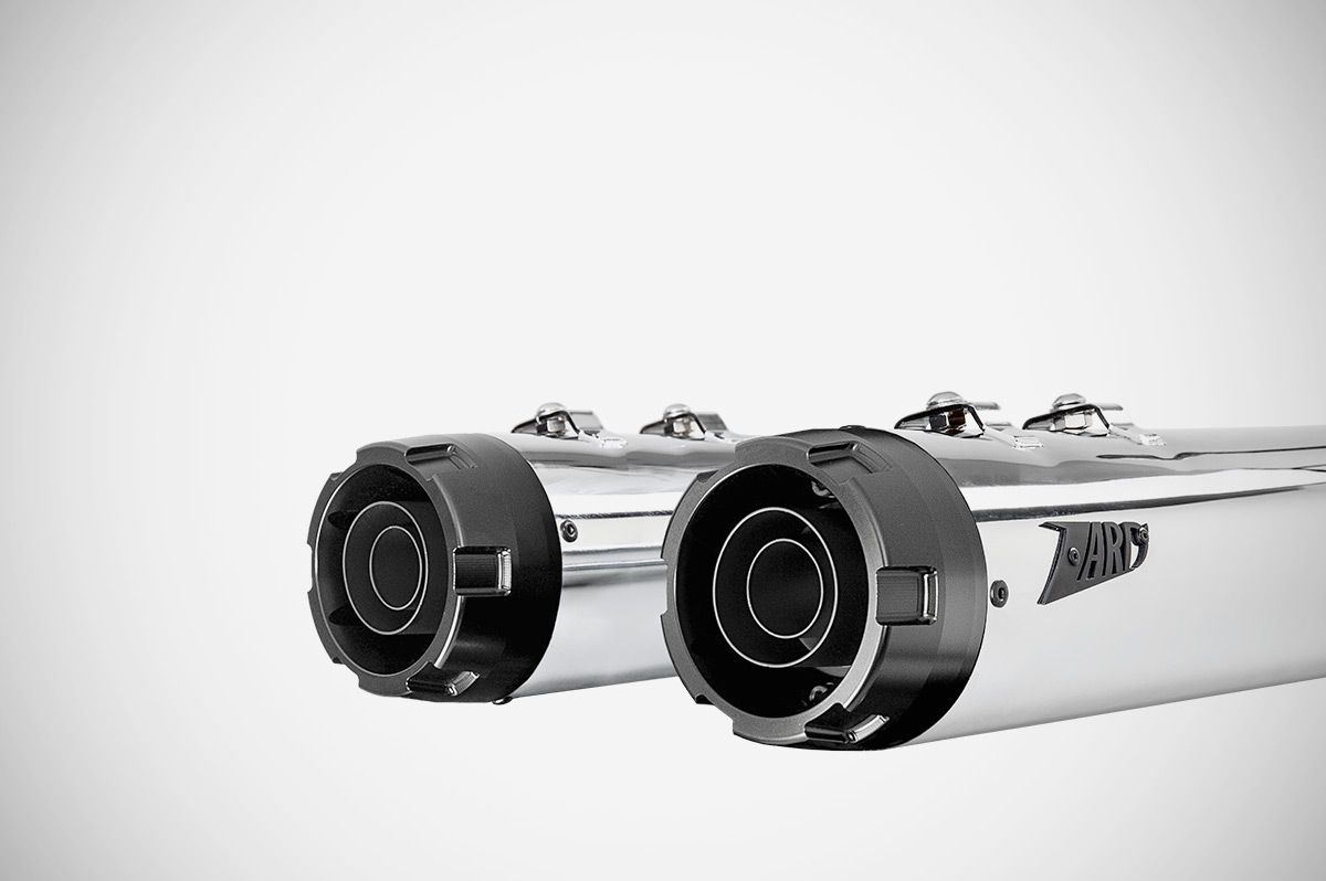 Zard Touring Slip Ons E3 Polished 0 MUFFLERS FOR HARLEY Zard