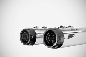 Zard Touring Slip Ons E3 Polished 0 MUFFLERS FOR HARLEY Zard