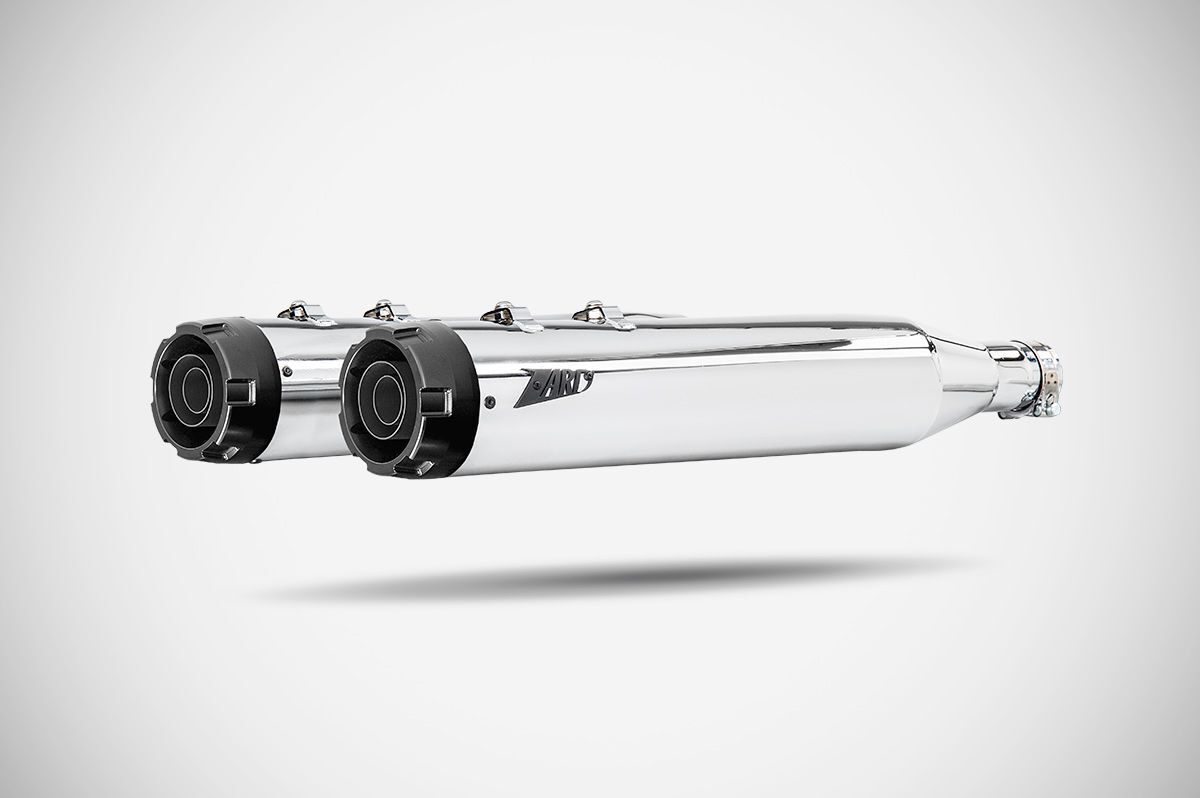 Zard Touring Slip Ons E3 Polished 0 MUFFLERS FOR HARLEY Zard