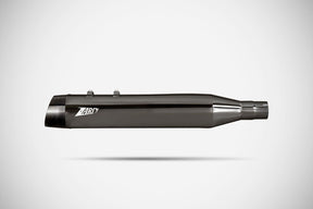 Zard Touring Slip Ons E5 Black Chro MUFFLERS FOR HARLEY Zard