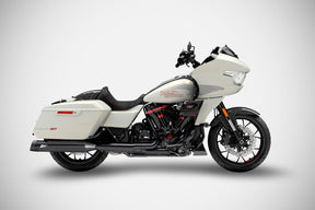 Zard Touring Slip Ons E5 Black Chro MUFFLERS FOR HARLEY Zard