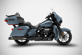 Zard Touring Slip Ons E5 Black Chro MUFFLERS FOR HARLEY Zard