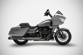Zard Touring Slip Ons E5 Black Chro MUFFLERS FOR HARLEY Zard