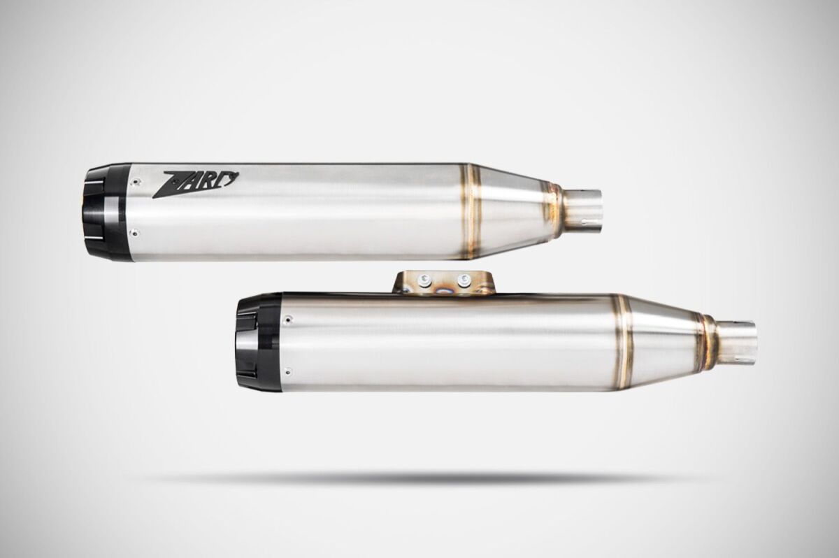 Zard Softail Slip Ons E4/E5 Ss 17 2 MUFFLERS FOR HARLEY Zard