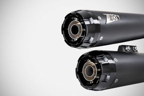 Zard Softail Slip Ons E4/E5 Black 1 MUFFLERS FOR HARLEY Zard