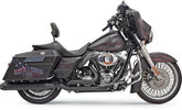 Bassani Xhaust True Dual Down Under Exhaust System, Black - 09-16 Touring Headers & Mid-Pipes Bassani Xhaust