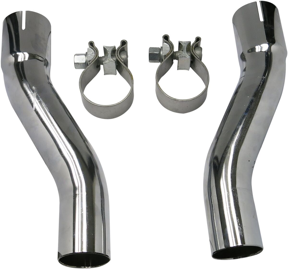 Bassani Xhaust Muffler Adapter Kit For Trikes To Fit Bassani Mufflers/Headpipes, Chrome - 95-16 Touring Headers & Mid-Pipes Bassani Xhaust