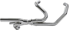 Bassani Xhaust 2x2 Dual Exhaust System, Chrome - 09-16 Touring Headers & Mid-Pipes Bassani Xhaust