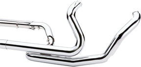 Cobra Headpipes Powerport Dual W/Dual Bungs Chrome Headers & Mid-Pipes Cobra