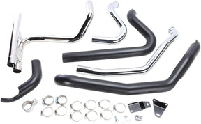 Cobra Headpipes Ppd Db R Bk Fl Full Exhaust System Cobra