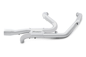 Rinehart Racing Header Kit Slimline Duals Chrome For M8 Headers & Mid-Pipes Rinehart Racing