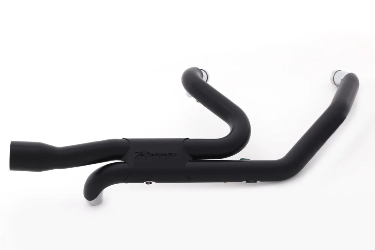 Rinehart Racing Header Kit Slimline Duals Black For M8 Headers & Mid-Pipes Rinehart Racing
