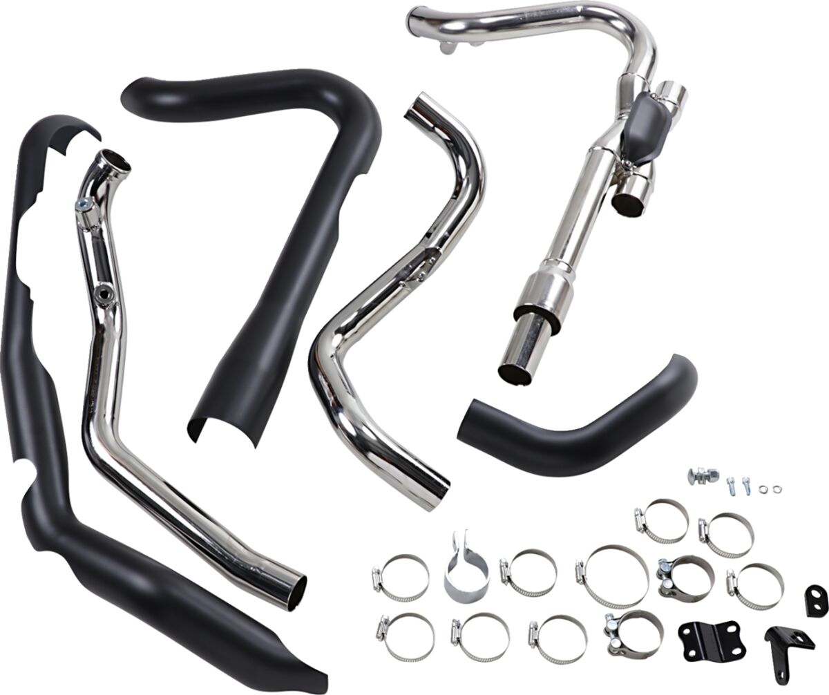 Cobra Headpipes Powerport Raven Black Headers & Mid-Pipes Cobra