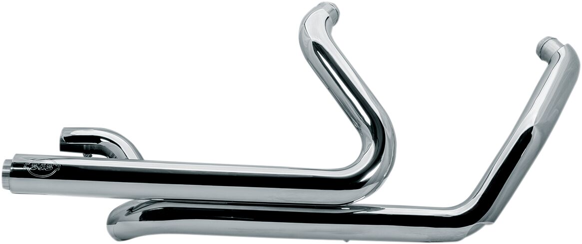 S&S Cycle Header System Dual For Milwaukee M8 Chrome Headers & Mid-Pipes S&S Cycle