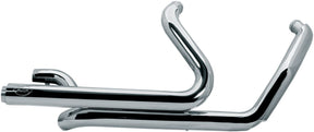 S&S Cycle Header System Dual For Milwaukee M8 Chrome Headers & Mid-Pipes S&S Cycle