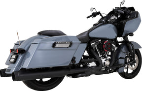 Vance & Hines Power Duals PCX Exhaust, Black 09-16 Touring Headers & Mid-Pipes Vance & Hines