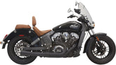 Bassani Xhaust Road Rage 2:1 Short Exhaust System, Black - 14-21 Scoot / Bobber & Sixty Full Exhaust System Bassani Xhaust