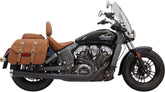 Exhaust System Road Rage 2 Into 1 With Long Change Megaphone Muffler Black Bassani Xhaust Default Title