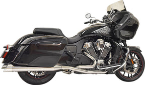 Bassani Xhaust True Duals Exhaust System, Chrome - Challenger Full Exhaust System Bassani Xhaust