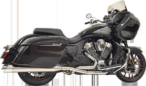 Bassani Xhaust True Duals Exhaust System, Chrome - Challenger Full Exhaust System Bassani Xhaust